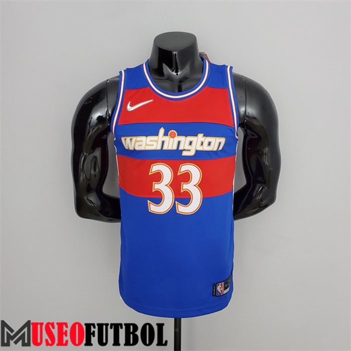 Camiseta Washington Wizards (Kuzma #33) 2022 Azul/Rojo Talent City Edition