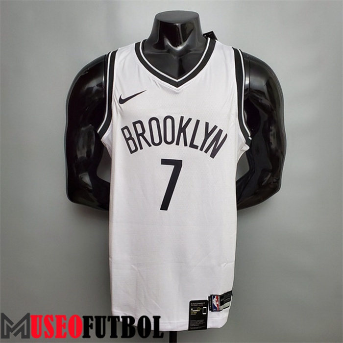 Camiseta Rooklyn Nets (Durant #7) Blanco