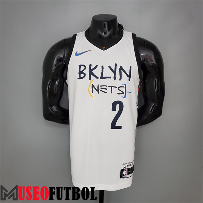 Camiseta Rooklyn Nets (Griffin #2) Graffiti Blanco