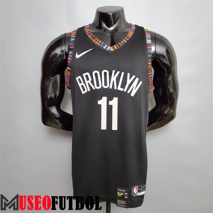 Camiseta Rooklyn Nets (Irving #11) Negro City Version