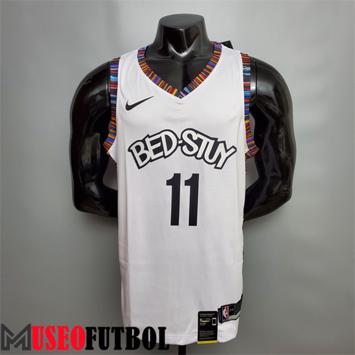 Camiseta Rooklyn Nets (Irving #11) Blanco City Version