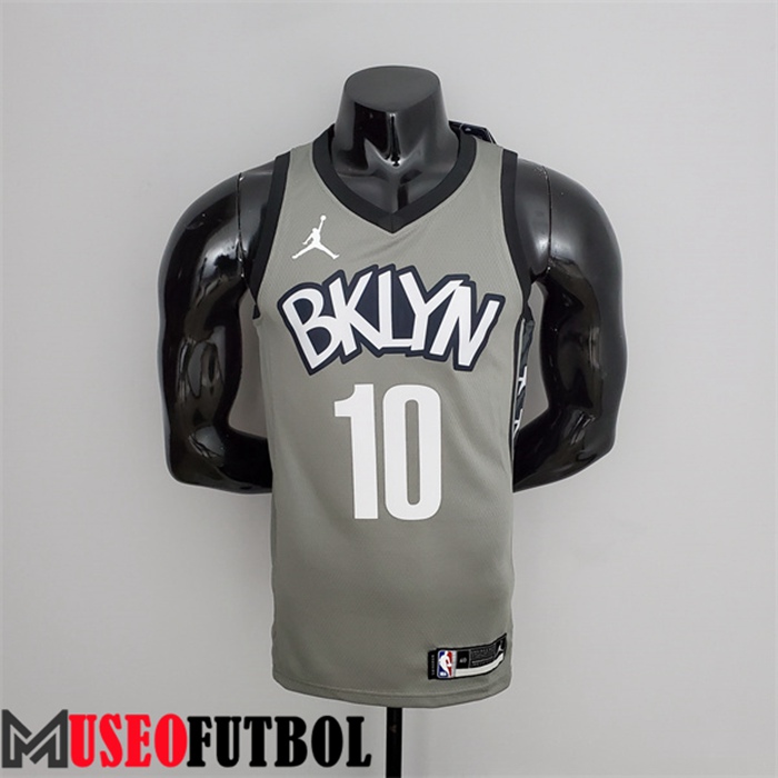 Camiseta Rooklyn Nets (Simmons #10) Gris