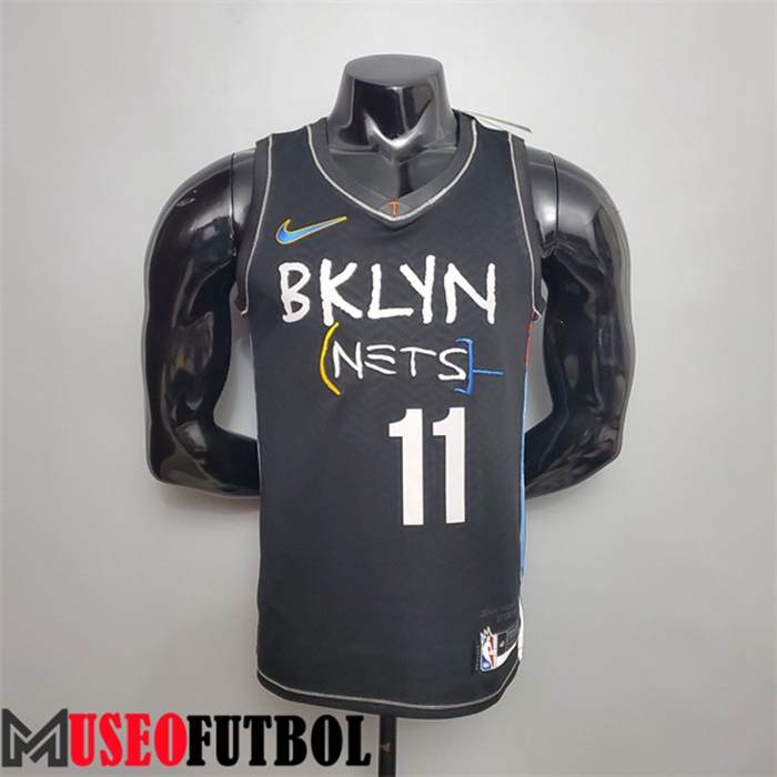 Camiseta Rooklyn Nets (Durant #7) Negro City Edition