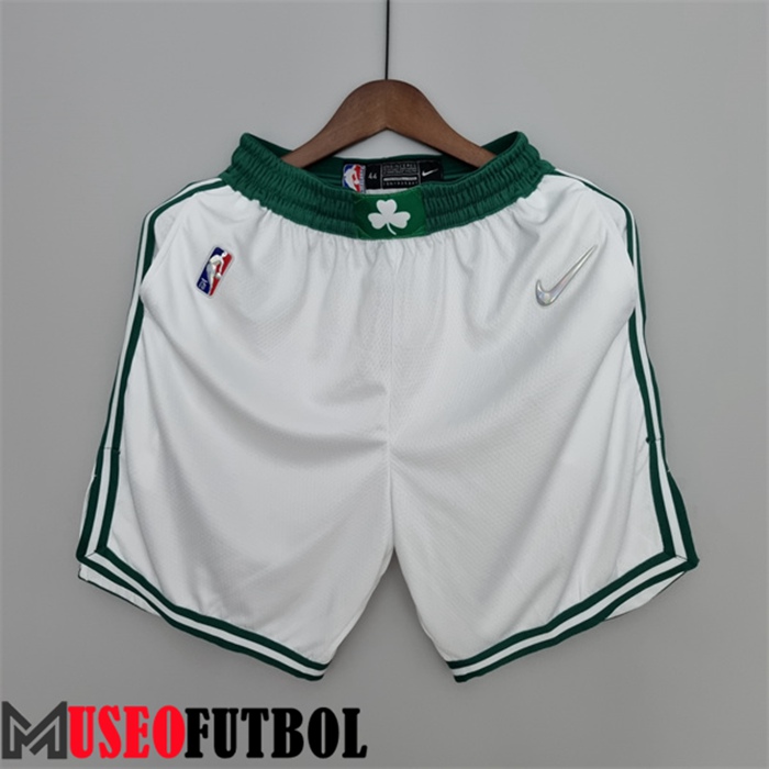 Cortos NBA Boston Celtics Blanco 75 Aniversario