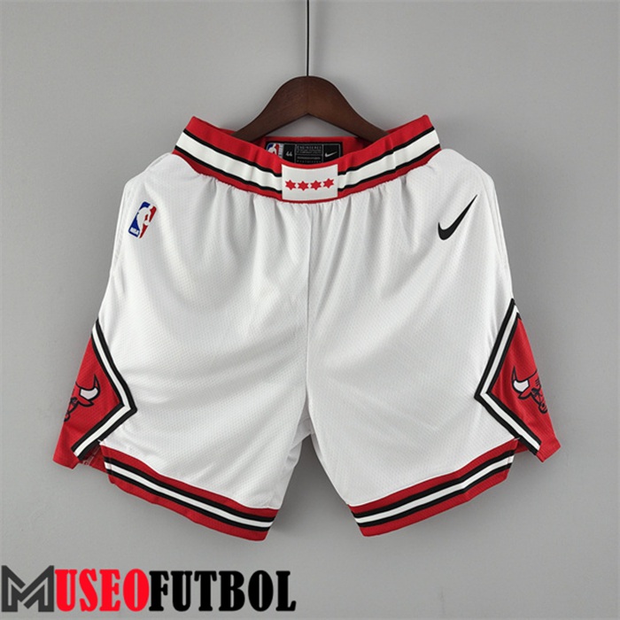 Cortos NBA Chicago Bulls Blanco