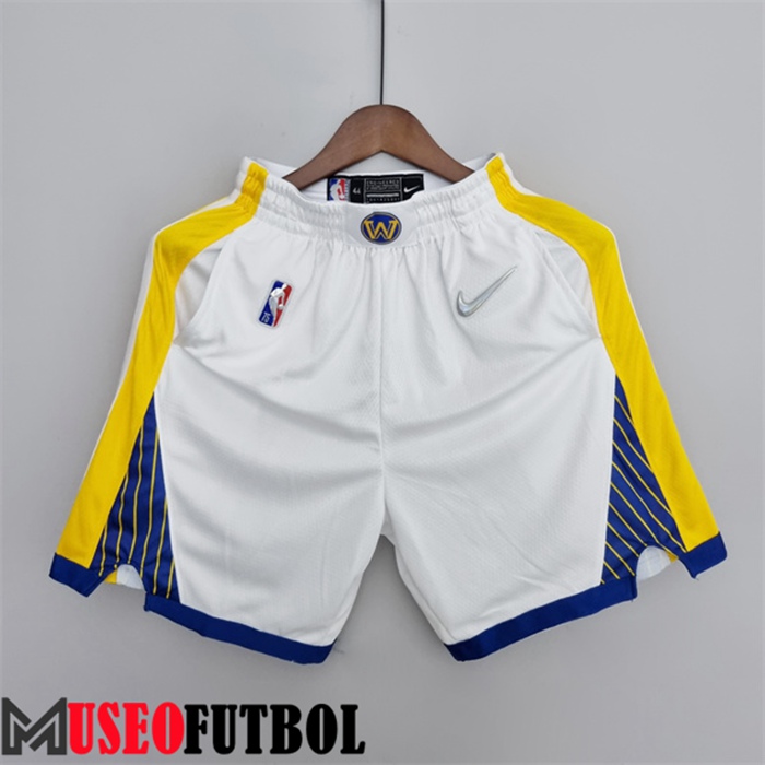 Cortos NBA Golden State Warriors Blanco 75 Aniversario