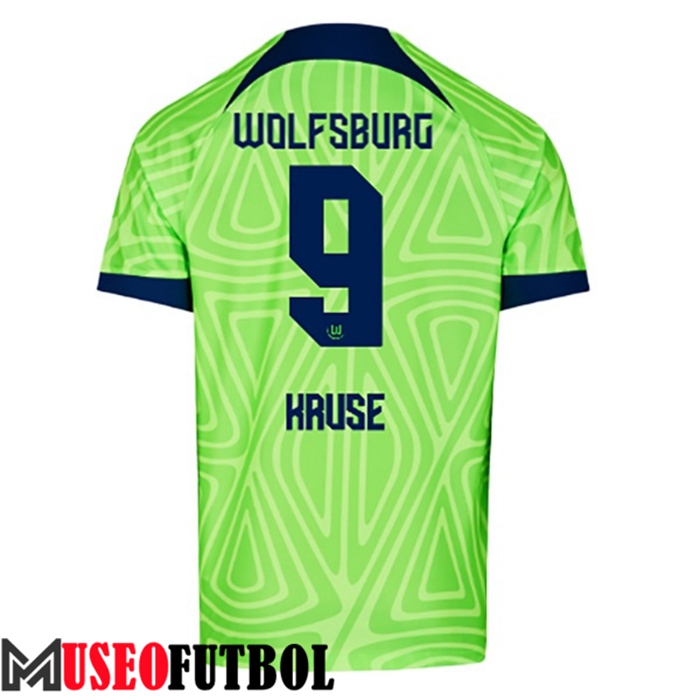 Camiseta Vfl Wolfsburg (KRUSE #9) 2022/23 Primera