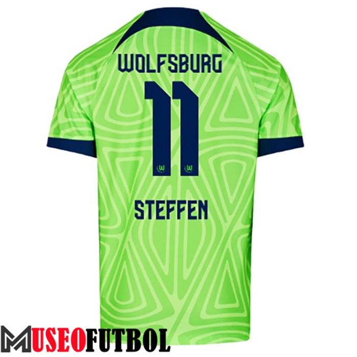 Camiseta Vfl Wolfsburg (STEFFEN #11) 2022/23 Primera