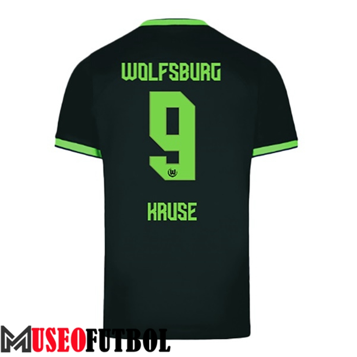 Camiseta Vfl Wolfsburg (KRUSE #9) 2022/23 Segunda