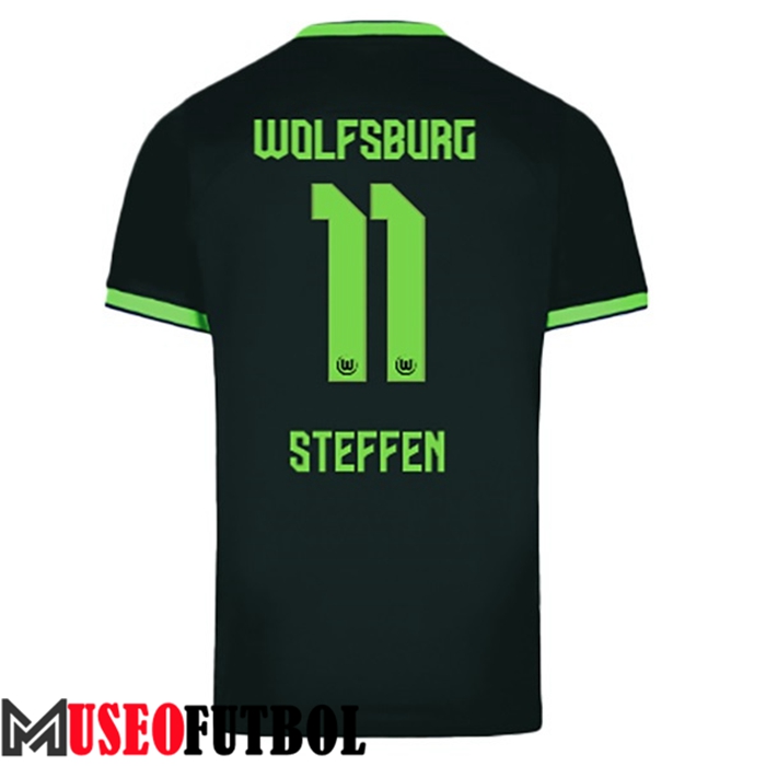 Camiseta Vfl Wolfsburg (STEFFEN #11) 2022/23 Segunda