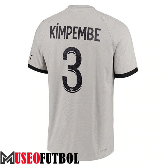 Camiseta PSG (KIMPEMBE #3) 2022/23 Segunda