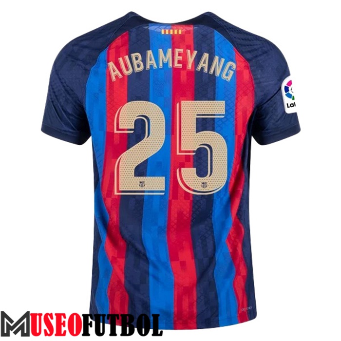 Camiseta FC Barcelona (AUBAMEYANG #25) 2022/23 Primera