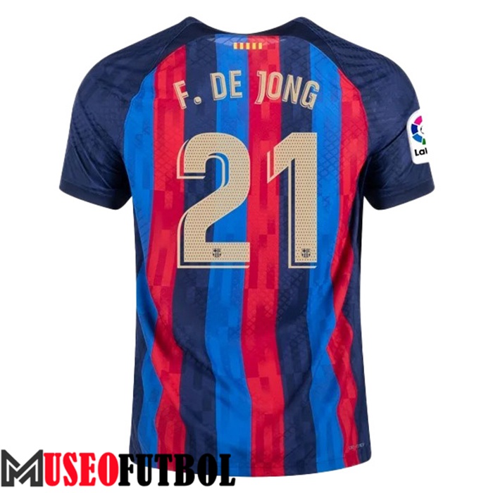 Camiseta FC Barcelona (F.DE JONG #21) 2022/23 Primera