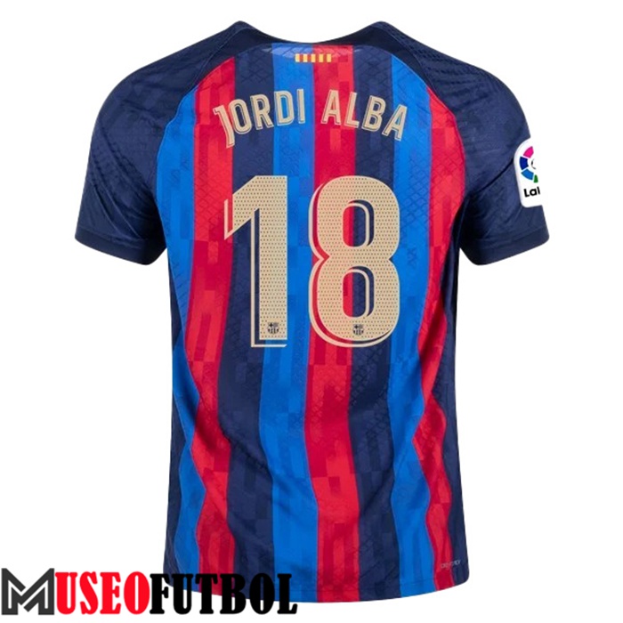 Camiseta FC Barcelona (JORDI ALBA #18) 2022/23 Primera