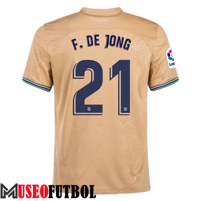 Camiseta FC Barcelona (F.DE JONG #21) 2022/23 Segunda