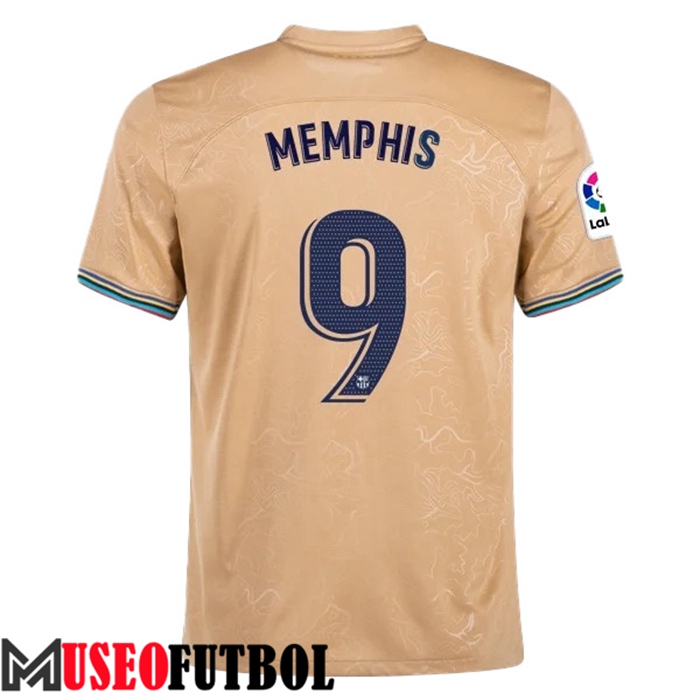 Camiseta FC Barcelona (MEMPHIS #9) 2022/23 Segunda