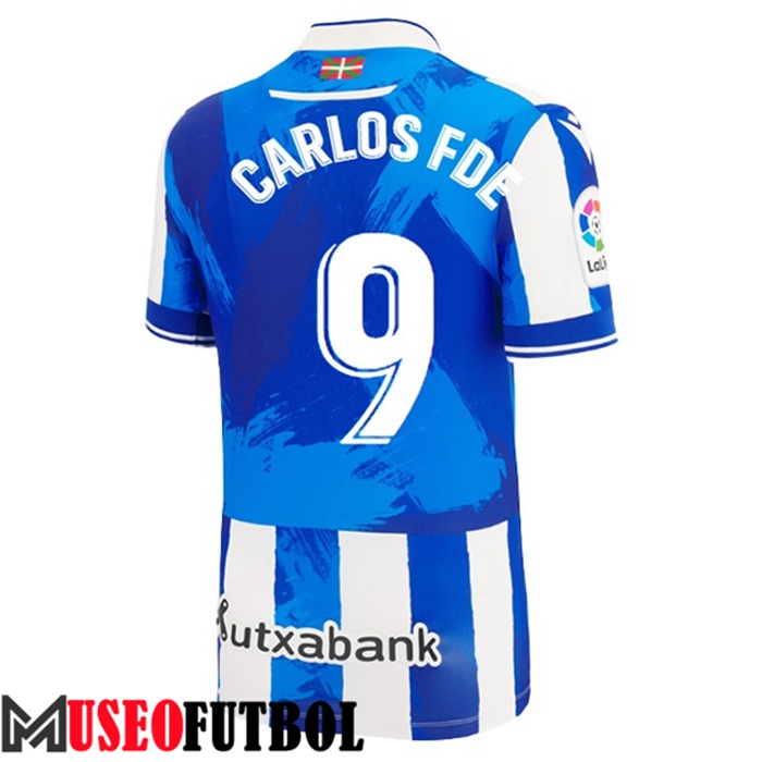 Camiseta Real Sociedad (CARLOS FDEZ #9) 2022/23 Primera