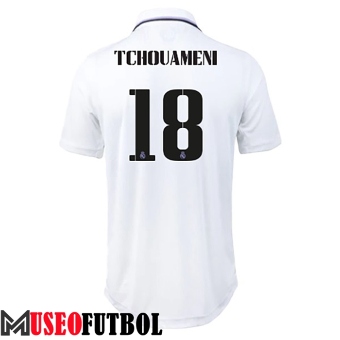 Camiseta Real Madrid (TCHOUAMENI #18) 2022/23 Primera