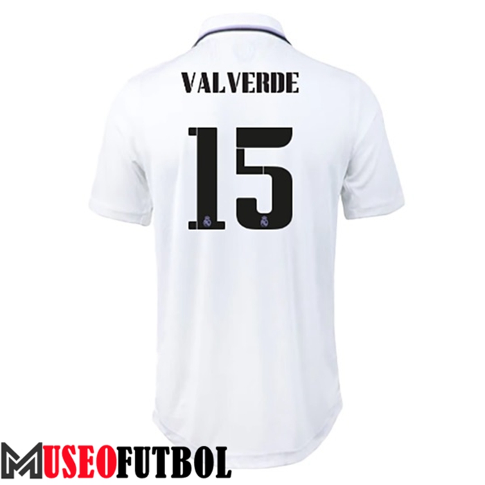 Camiseta Real Madrid (VALVERDE #15) 2022/23 Primera