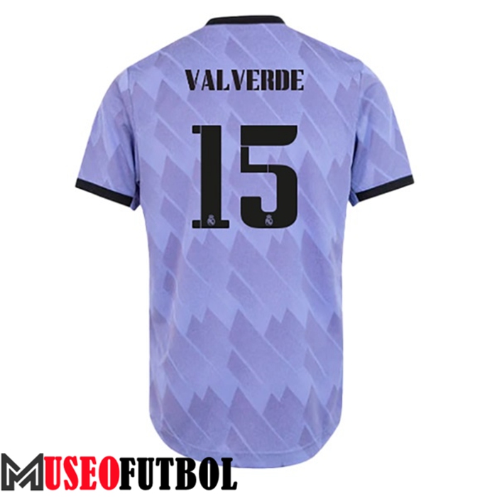 Camiseta Real Madrid (VALVERDE #15) 2022/23 Segunda