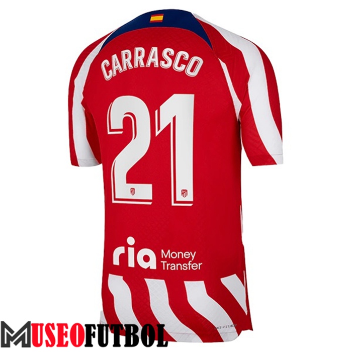 Camiseta Atletico Madrid (CARRASCO #21) 2022/23 Primera