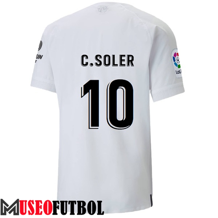 Camiseta Valencia (C.SOLER #10) 2022/23 Primera