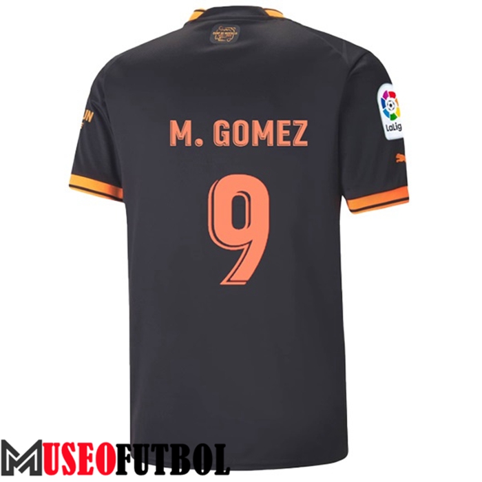 Camiseta Valencia (M. GÓMEZ #9) 2022/23 Segunda