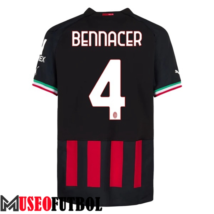 Camiseta AC Milan (BENNACER #4) 2022/23 Primera