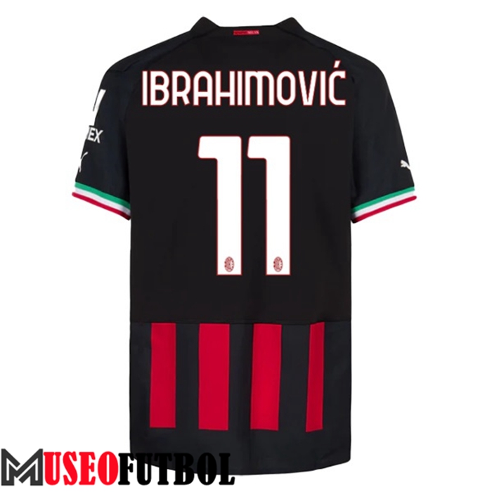 Camiseta AC Milan (IBRAHIMOVIĆ #11) 2022/23 Primera