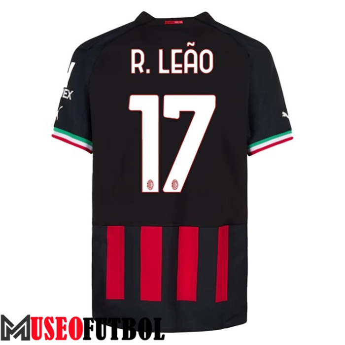 Camiseta AC Milan (R. LEÃO #17) 2022/23 Primera