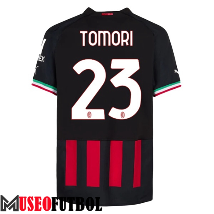 Camiseta AC Milan (TOMORI #23) 2022/23 Primera