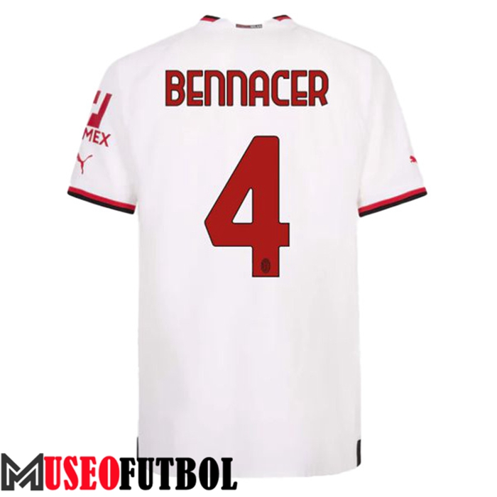 Camiseta AC Milan (BENNACER #4) 2022/23 Segunda