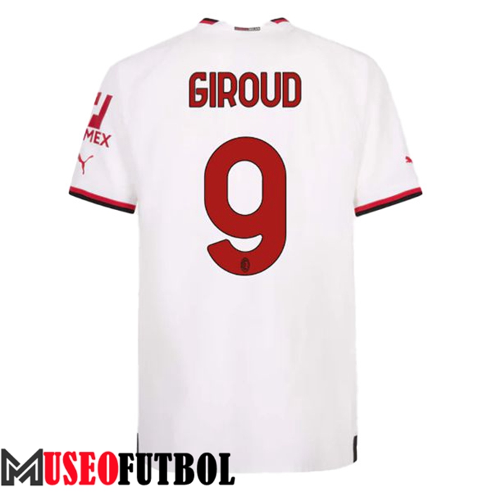 Camiseta AC Milan (GIROUD #9) 2022/23 Segunda