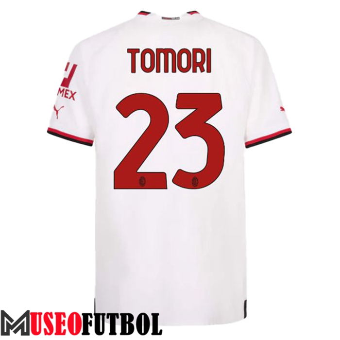 Camiseta AC Milan (TOMORI #23) 2022/23 Segunda