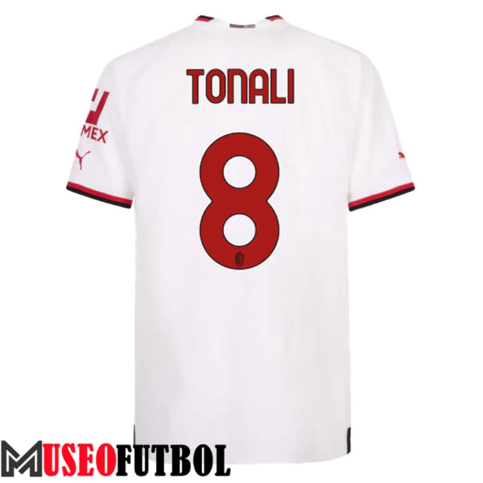 Camiseta AC Milan (TONALI #8) 2022/23 Segunda