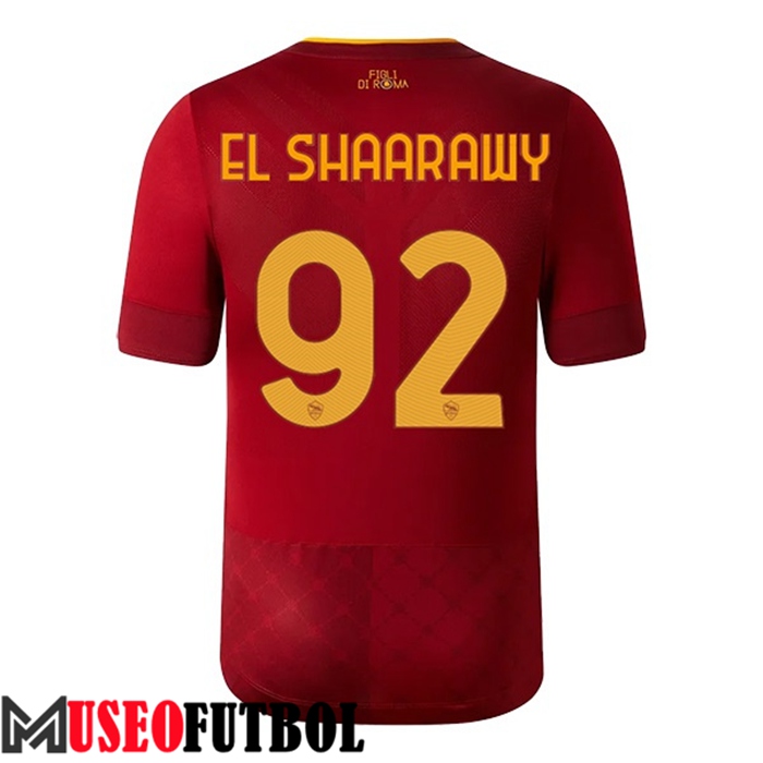 Camiseta AS Roma (EL SHAARAWY #92) 2022/23 Primera