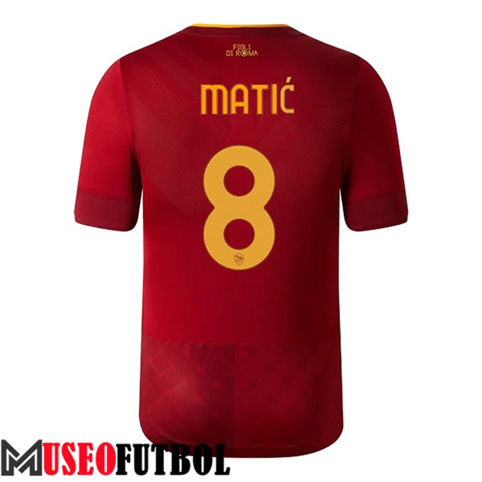 Camiseta AS Roma (MATIĆ #8) 2022/23 Primera