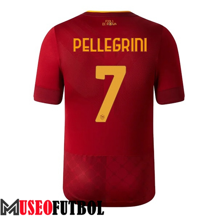 Camiseta AS Roma (PELLEGRINI #7) 2022/23 Primera