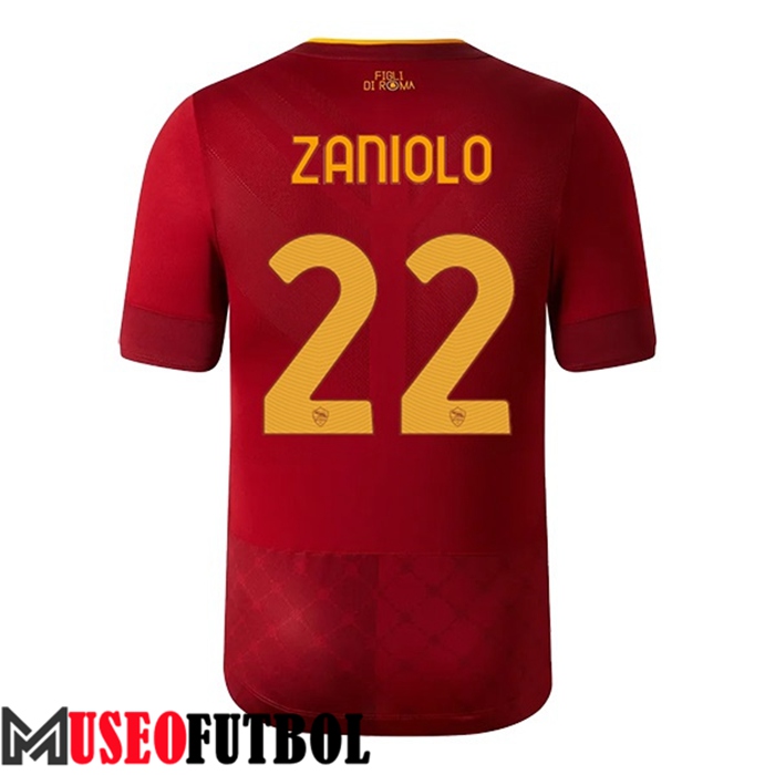 Camiseta AS Roma (ZANIOLO #22) 2022/23 Primera