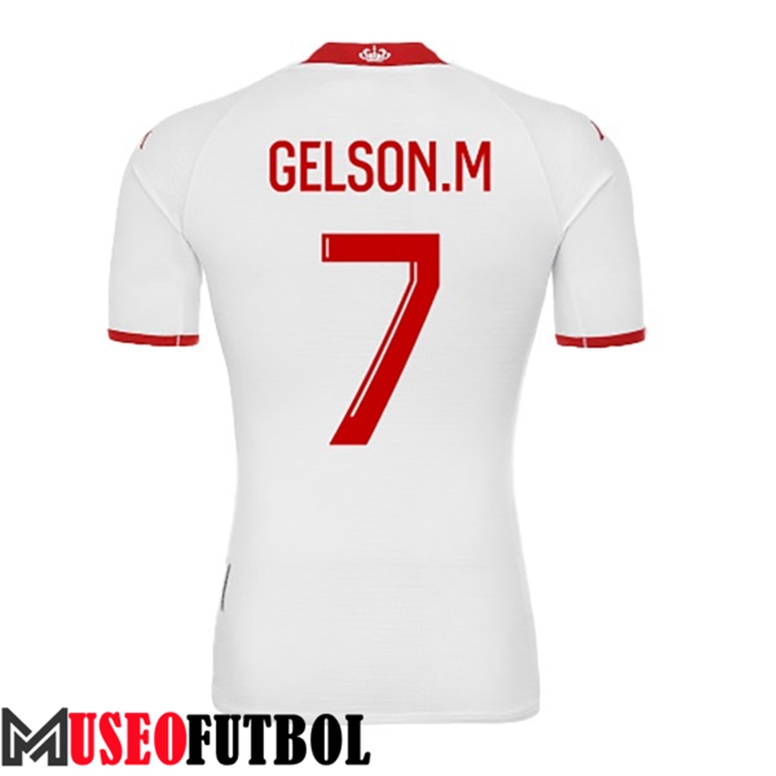 Camiseta AS Monaco (GELSON.M #7) 2022/23 Primera