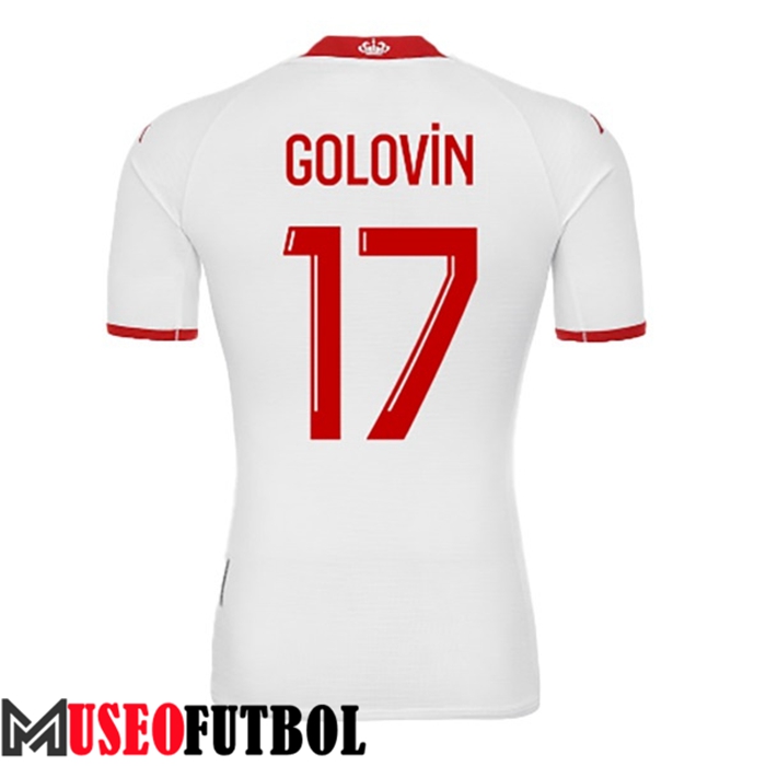 Camiseta AS Monaco (GOLOVIN #17) 2022/23 Primera