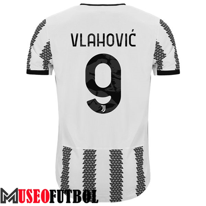 Camiseta Juventus (VLAHOVIĆ #9) 2022/23 Primera