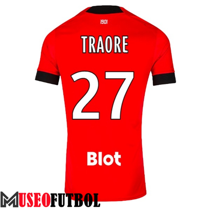 Camiseta Stade Rennais (TRAORE #27) 2022/23 Primera