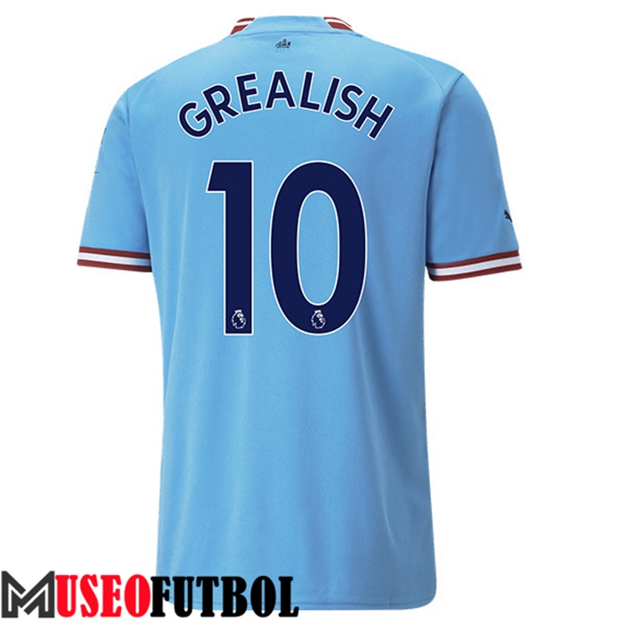 Camiseta Manchester City (GREALISH #10) 2022/23 Primera