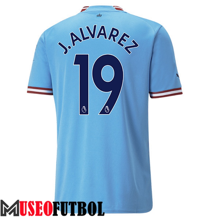 Camiseta Manchester City (J.ALVAREZ #19) 2022/23 Primera