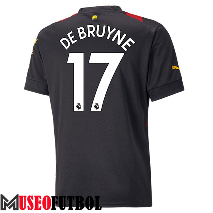 Camiseta Manchester City (DE BRUYNE #17) 2022/23 Segunda