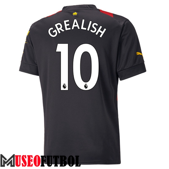 Camiseta Manchester City (GREALISH #10) 2022/23 Segunda