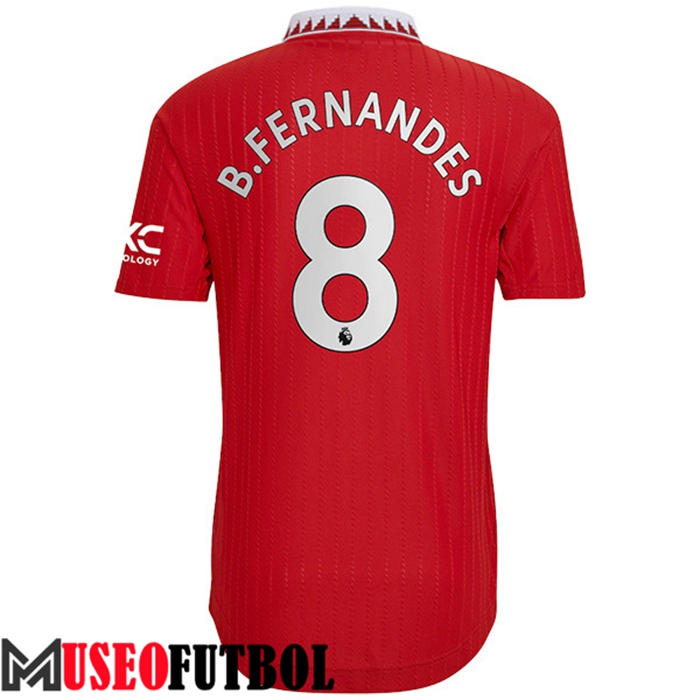 Camiseta Manchester United (B. FERNANDES #8) 2022/23 Primera