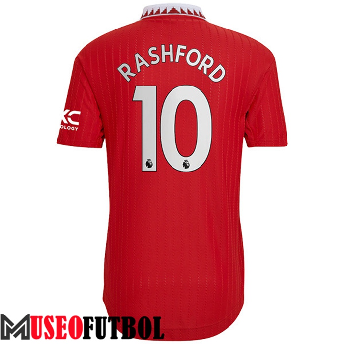 Camiseta Manchester United (RASHFORD #10) 2022/23 Primera