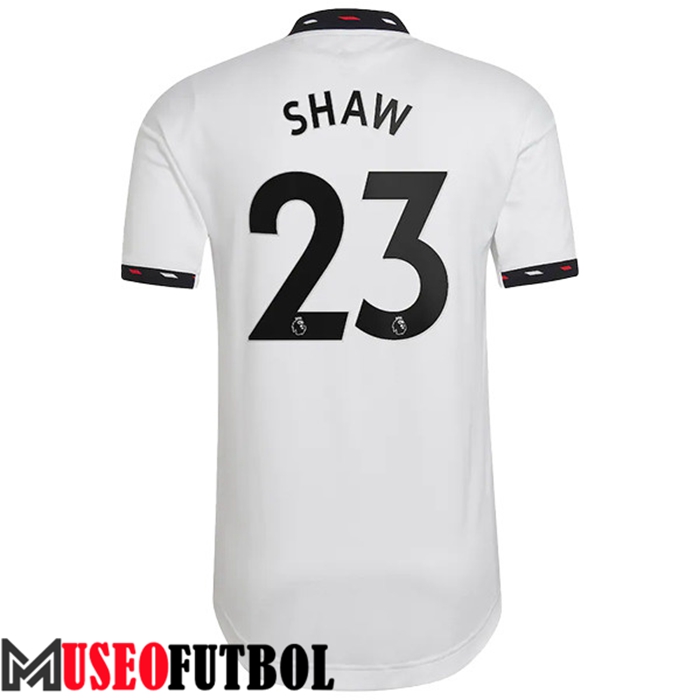 Camiseta Manchester United (SHAW #23) 2022/23 Segunda